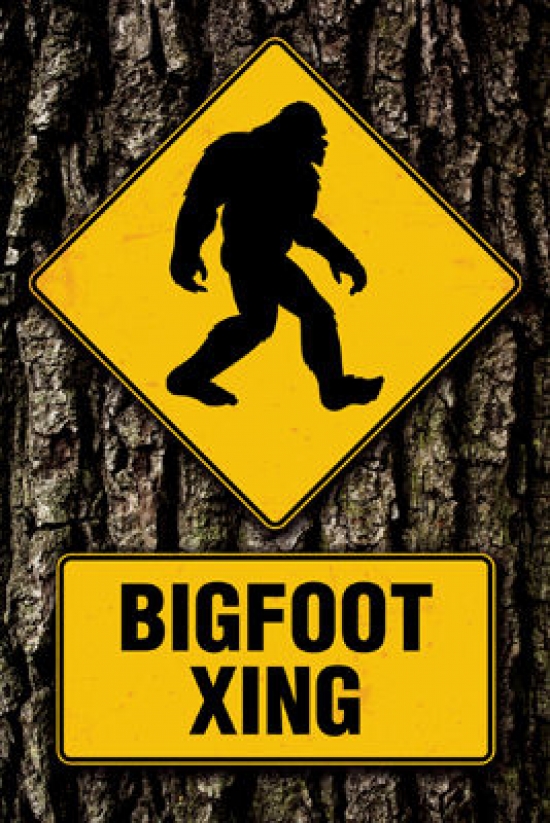 Bigfoot - Crossing Poster Print