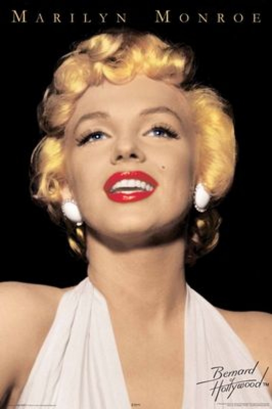 Marilyn Monroe - Golden Poster Print - 24 x 36 in.