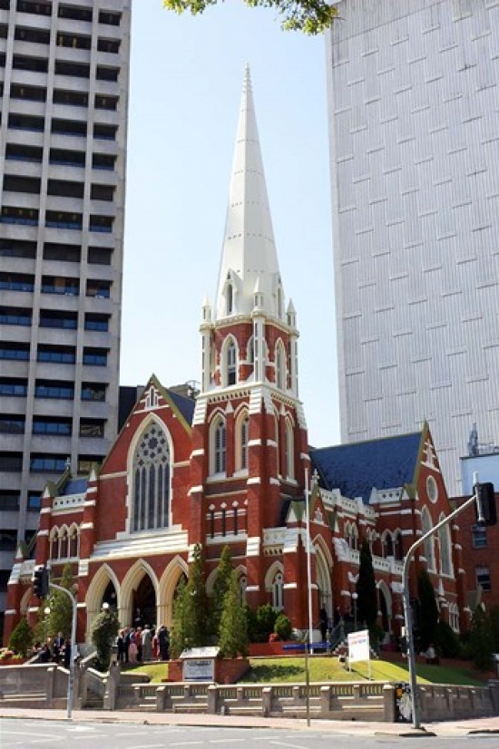 PDDAU01DWA0466 Albert Street Uniting Church Brisbane Queensland Australia Poster Print by David Wall - 17 x 26 in.