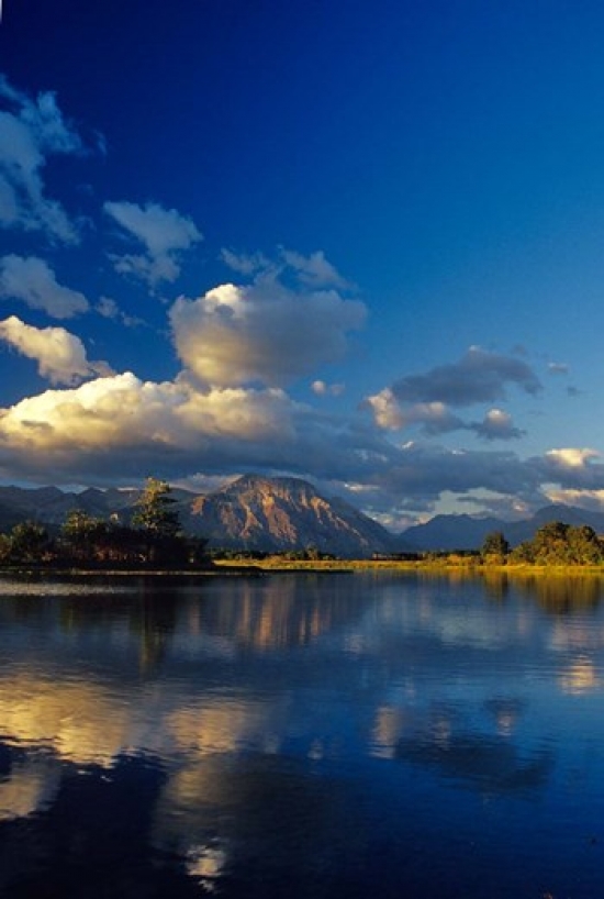 PDDCN01CHA0050 Sofa Mountain in Maskinonge Lake Alberta Canada Poster Print by Chuck Haney - 18 x 26 in.