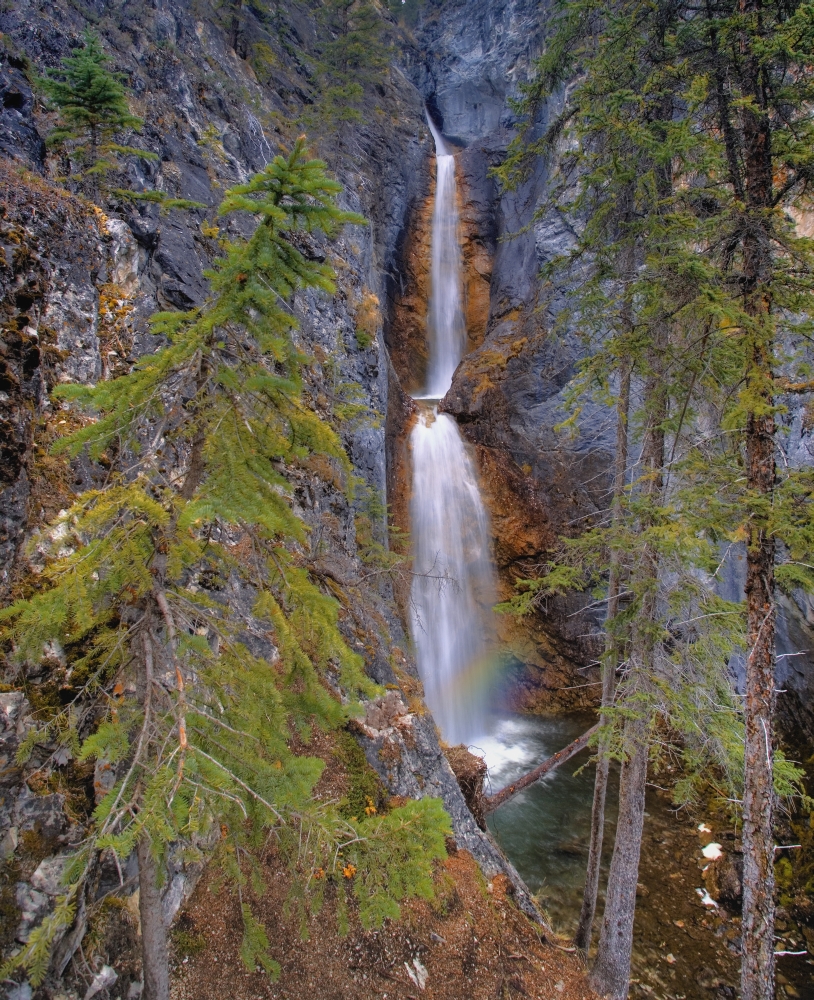Silverton Waterfalls Banff National Park Alberta Canada Poster Print by Carson Ganci - 12 x 15