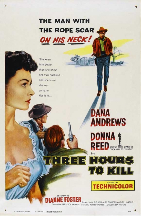 Three Hours to Kill Movie Poster - 27 x 40 in.