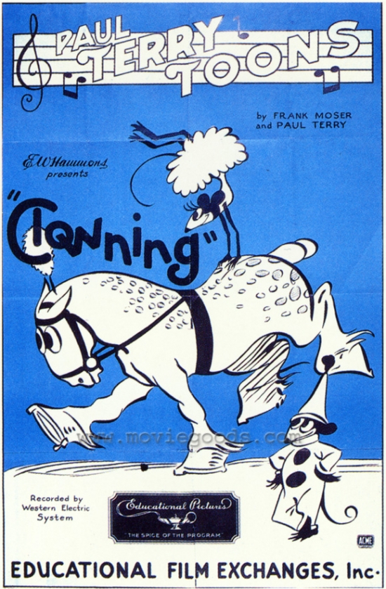 Clowning Movie Poster - 27 x 40 in.
