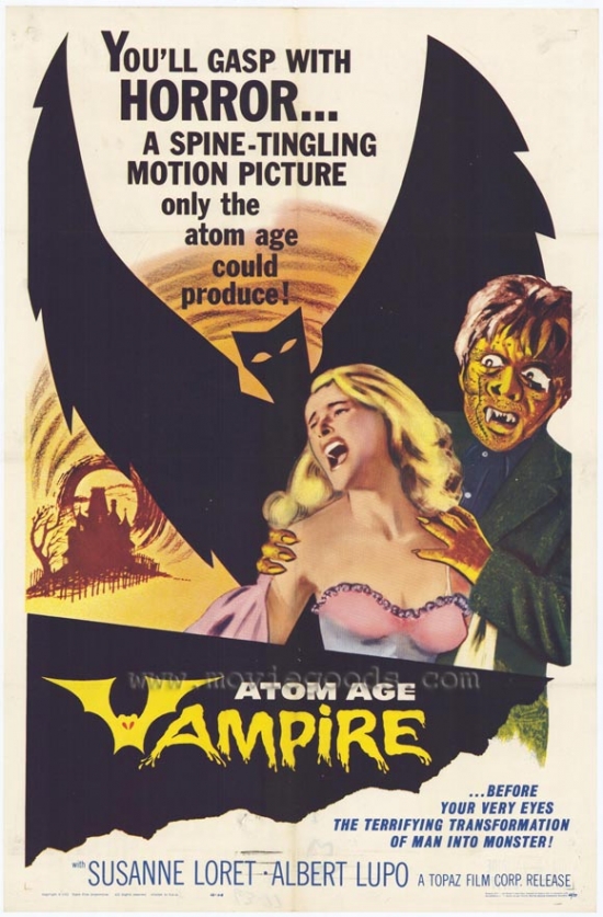 MOVIF8375 Atom Age Vampire Movie Poster - 27 x 40 in.