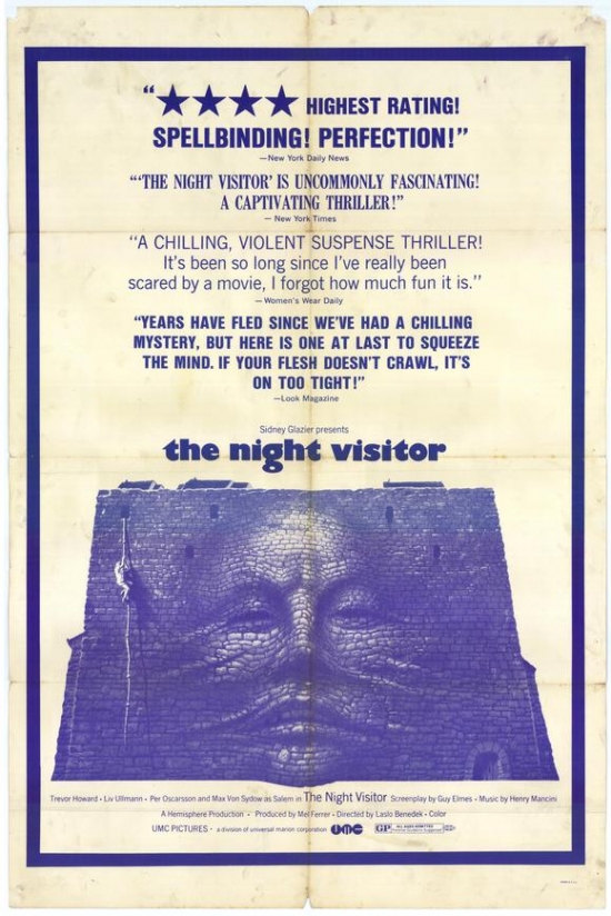 The Night Visitor Movie Poster - 27 x 40 in.