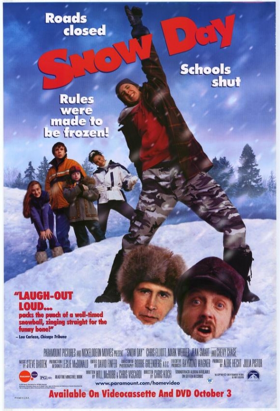 MOVEH7425 Snow Day Movie Poster - 27 x 40 in.