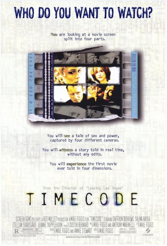 MOVEH8696 Time Code Movie Poster - 27 x 40 in.