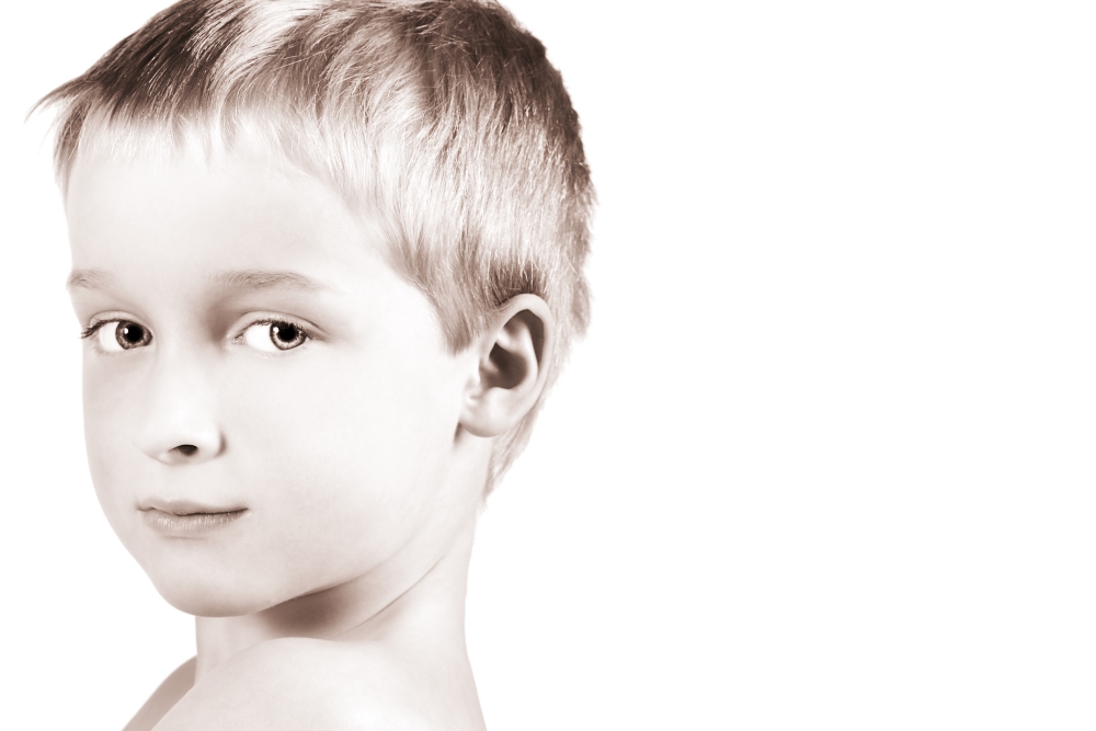 Young Boy Poster Print by Chris & Kate Knorr, 34 x 22 - Large