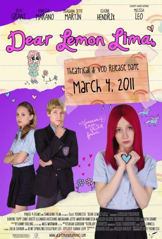 Dear Lemon Lima Movie Poster - 27 x 40 in.