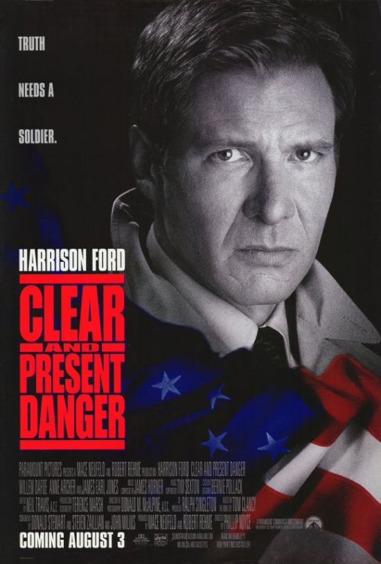 Clear & Present Danger Movie Poster - 27 x 40 in.