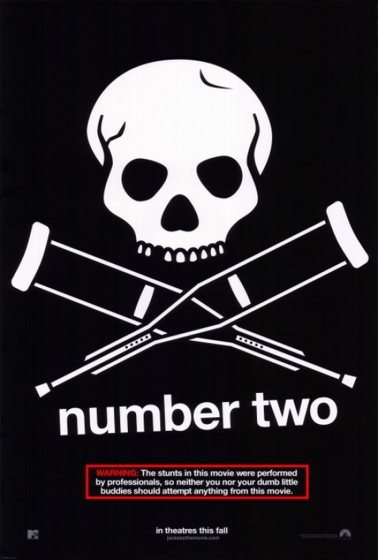 Jackass-Number Two Movie Poster - 27 x 40 in.