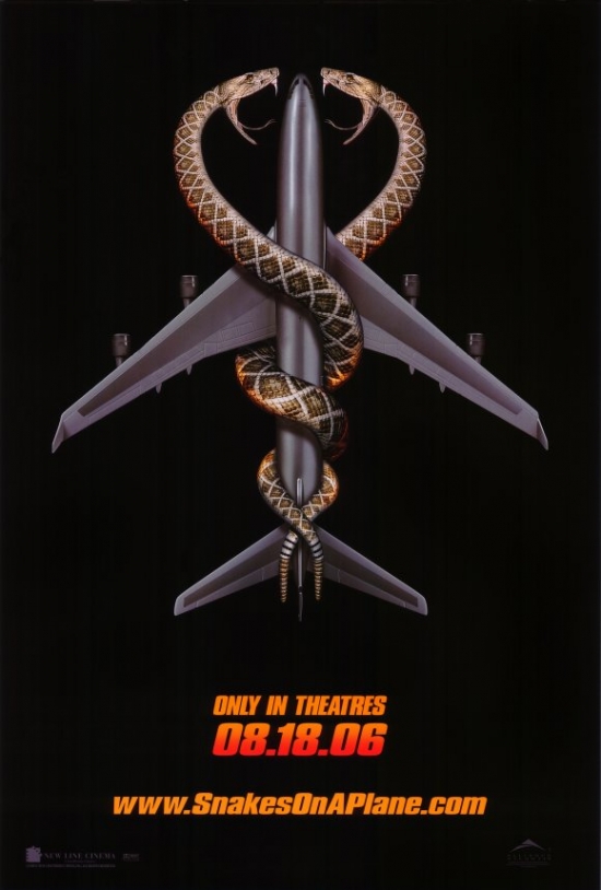 Snakes on a Plane Movie Poster - 27 x 40 in.