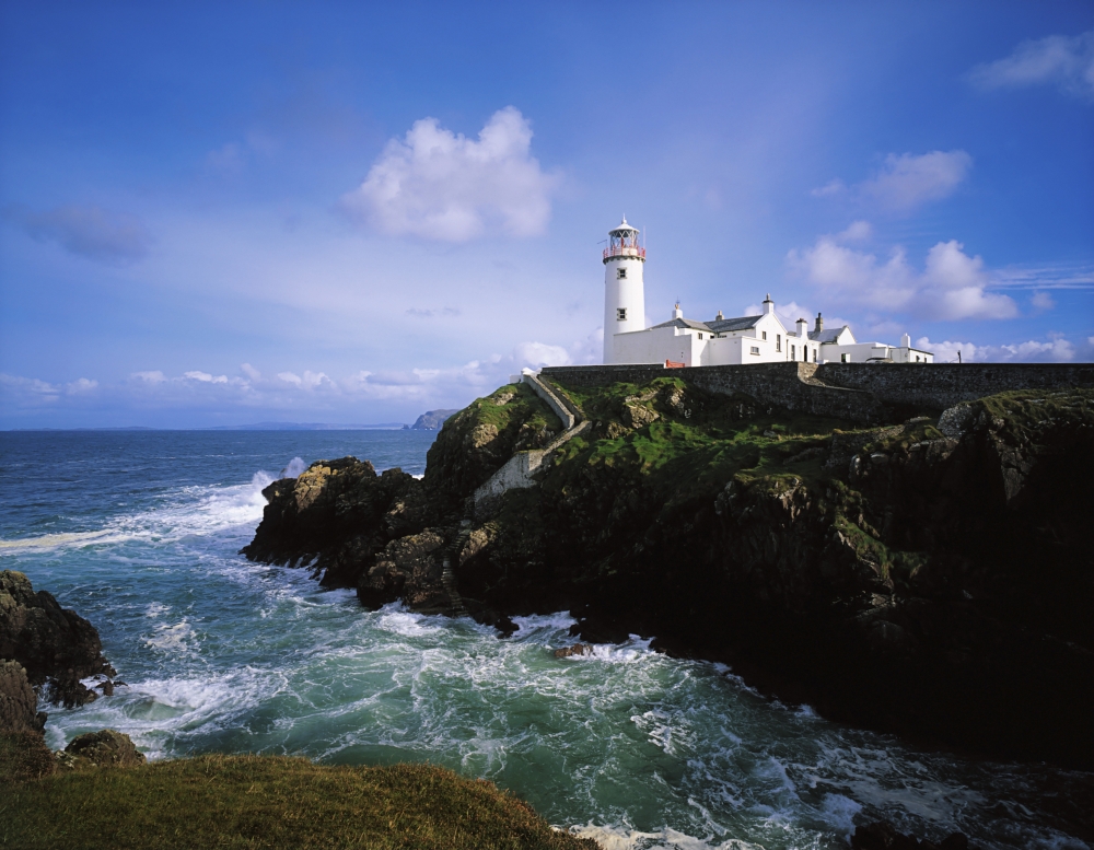 Fanad Lighthouse Co Donegal Ireland Poster Print by The Irish Image Collection - 17 x 13