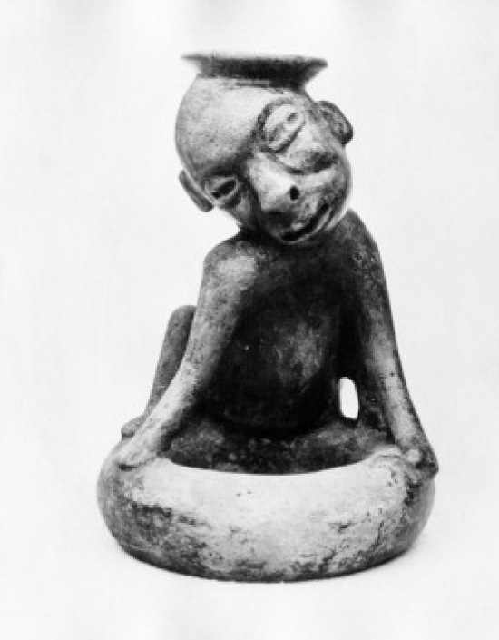Pre-Columbian Monkey Figure Guatemala Poster Print - 18 x 24 in.