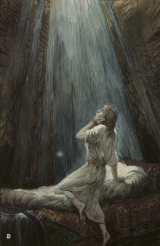 The Voice of the Lord James Tissot 1836-1902 French Jewish Museum New York Poster Print - 18 x 24 in.