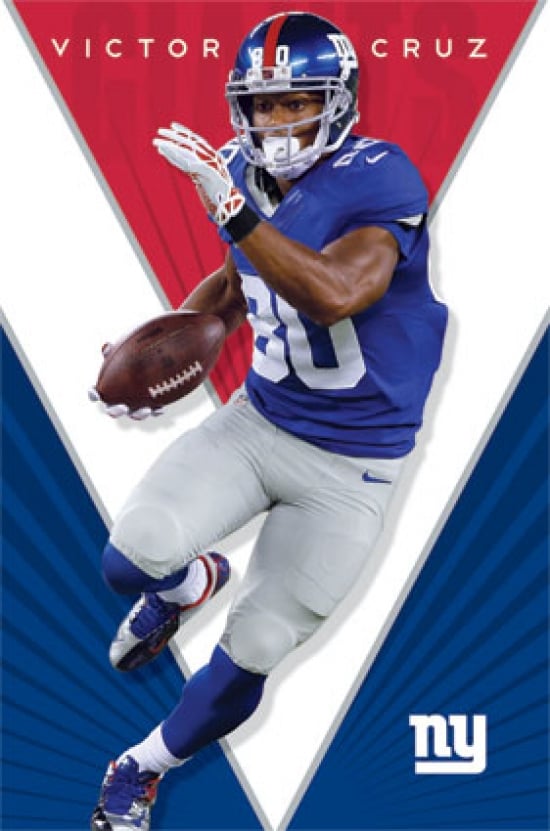 New York Giants - V Cruz 14 Poster Print