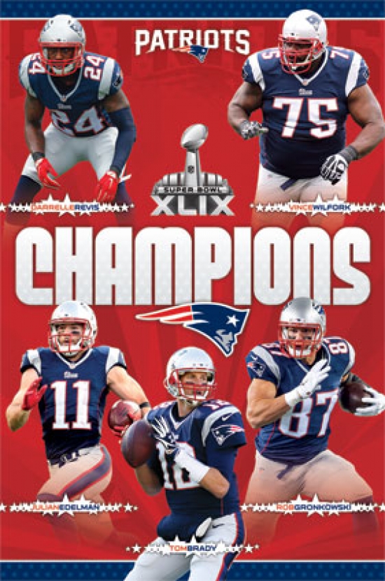 TIARP13711 Super Bowl Xlix - Champions Poster Print - 24 x 36 in.