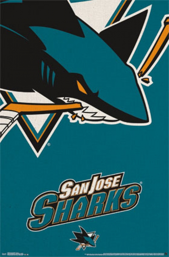 San Jose Sharks - Logo 14 Poster Print