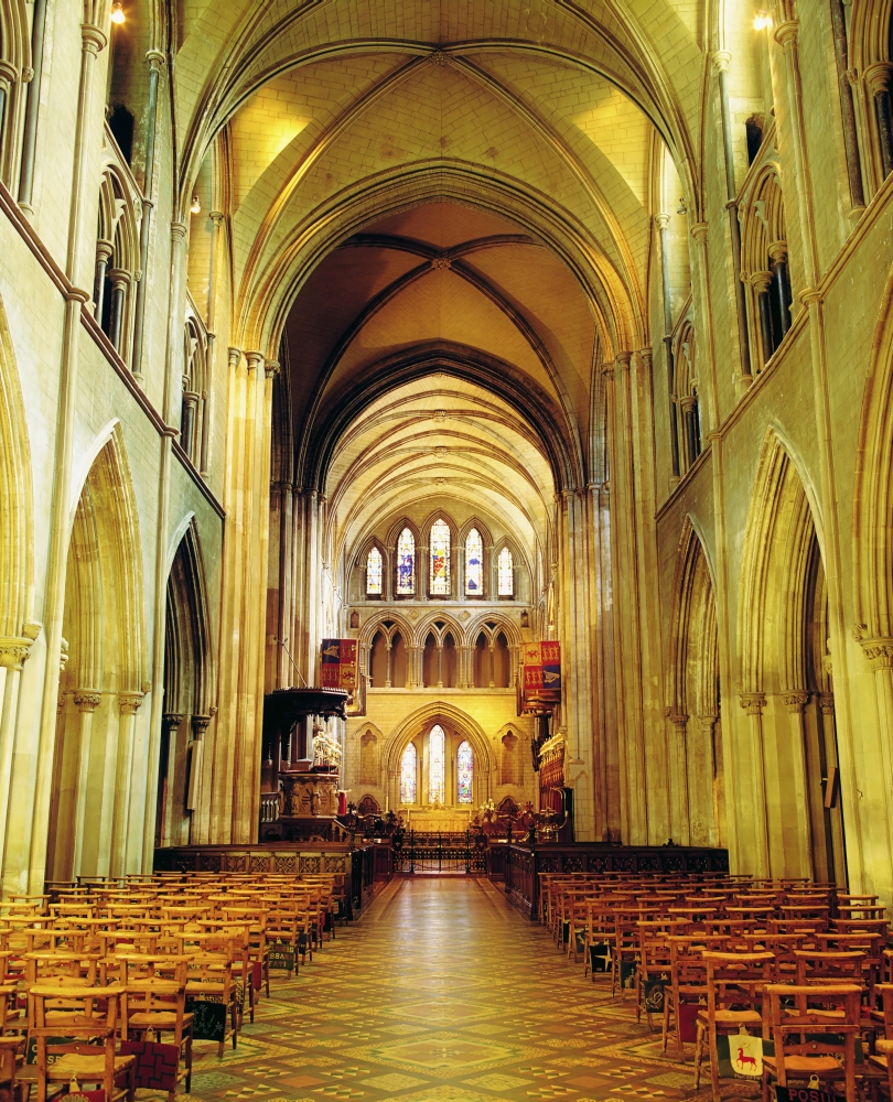 St. Patricks Cathedral Dublin Ireland Poster Print by The Irish Image Collection - 26 x 32 - Large