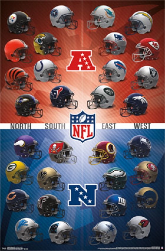 Nfl - Helmets 15 Poster Print - 24 x 36 in.