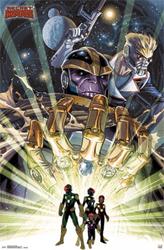 TIARP14132 Marvel - Thanos Gauntlet Poster Print - 24 x 36 in.