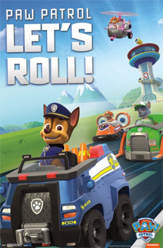 Paw Patrol - Lets Roll Poster Print - 22 x 34 in.