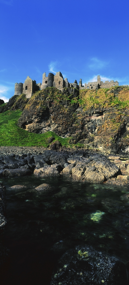 Dunluce Castle Co Antrim Ireland Poster Print - 20 x 44 - Large