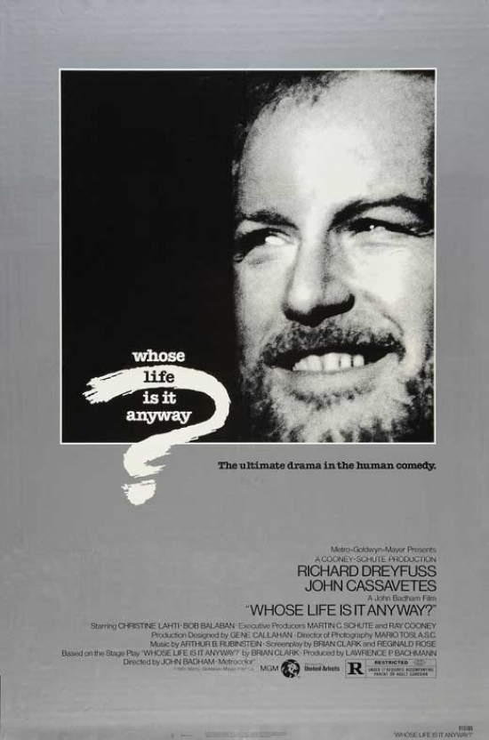 MOVAB71563 Whose Life is It Anyway Movie Poster - 27 x 40 in.