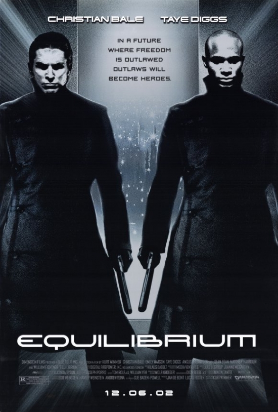 Equilibrium Movie Poster - 27 x 40 in.