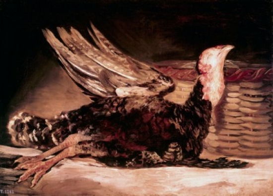 Dead Turkey Francisco Goya Y Lucientes 1746-1828 Spanish Musee del Prado Madrid Poster Print - 18 x 24 in.