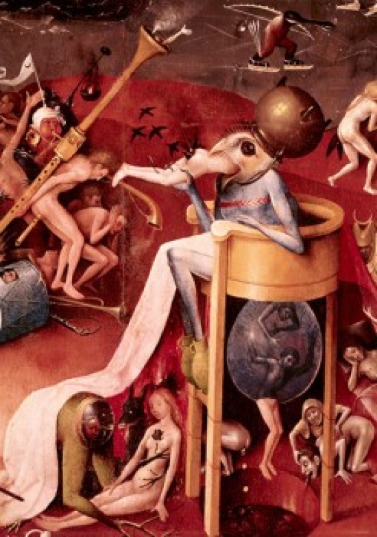 Garden of Earthly Delights - Detail No. 10 C1505 Hieronymus Bosch Ca1450-1516 Netherlandish Museo del Prado Madrid Poster Print - 18 x 24 in.