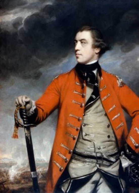 General John Burgoyne by Joshua Reynolds Oil on Canvas 1723-1792 USA New York City Frick Collection Poster Print - 18 x 24 in.