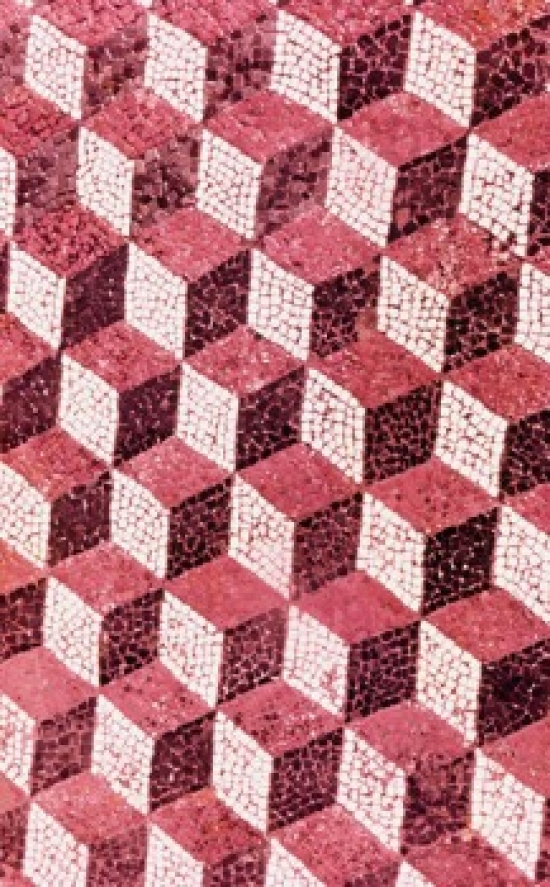 Cube Pattern Artist Unknown Mosaic Poster Print - 18 x 24 in.