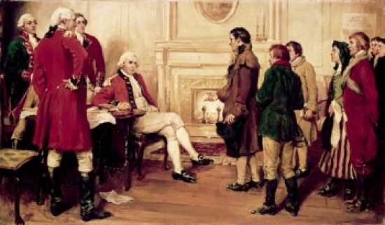The Boston Boys Protest to General Thomas Gage Frederick Coffay Yohn 1875-1933 American Poster Print - 18 x 24 in.
