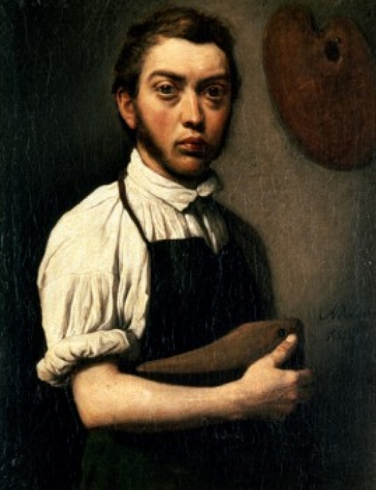 Self Portrait Johann Michael Neder 1807-1882 German Stift Kremsmunster Austria Benedictine Abbey Poster Print - 18 x 24 in.