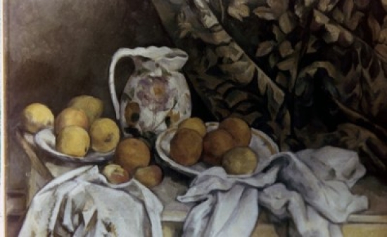 Still Life with Drapery by Paul Cezanne 1898-1899 1839-1906 Poster Print - 18 x 24 in.
