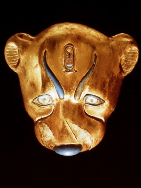Tutankhamen-Leopard Head Egyptian Art Egyptian National Museum Cairo Egypt Poster Print - 18 x 24 in.