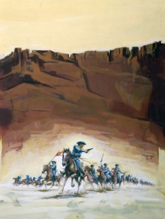 Charge Artist Unknown Poster Print - 18 x 24 in.