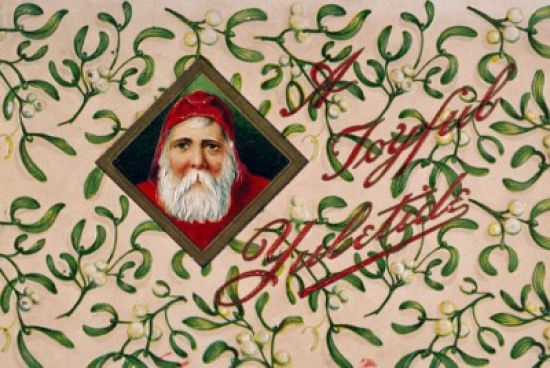 Joyful Yuletide Nostalgia Cards Poster Print - 18 x 24 in.