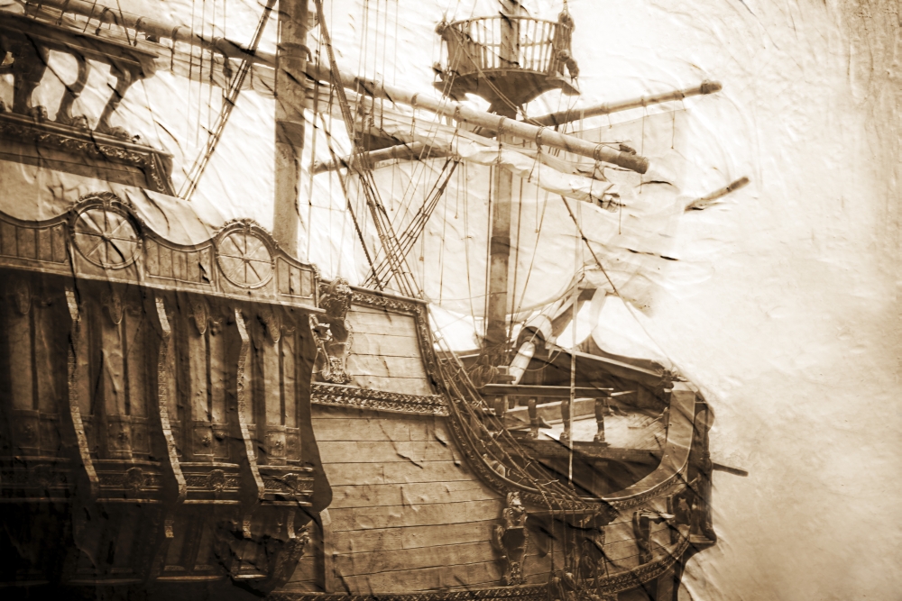 Ship Poster Print by Chris & Kate Knorr - 18 x 12