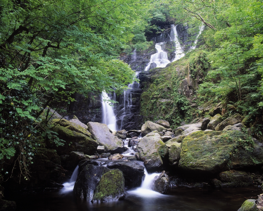 Torc Waterfall Killarney Co Kerry Ireland Poster Print by The Irish Image Collection, 32 x 24 - Large
