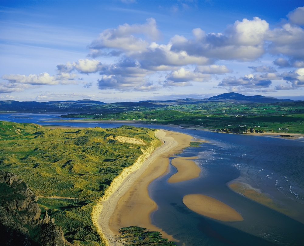 Trawbreaga Bay Five Finger Beach Inishowen Co Donegal Ireland Poster Print by The Irish Image Collection - 17 x 13