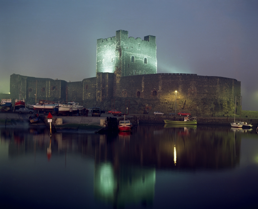 Carrickfergus Castle & Harbour Co Antrim Ireland Poster Print by The Irish Image Collection - 32 x 26 - Large