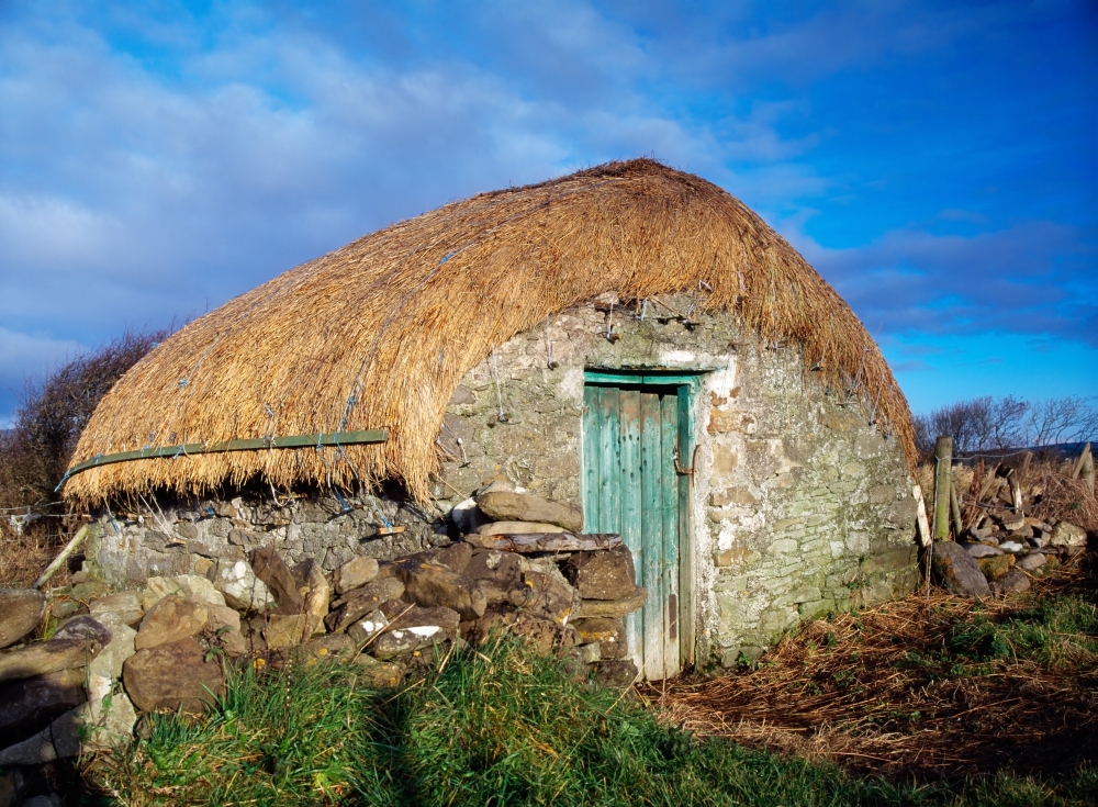Thatched Shed St Johns Point Co Donegal Ireland Poster Print by The Irish Image Collection - 36 x 26 - Large