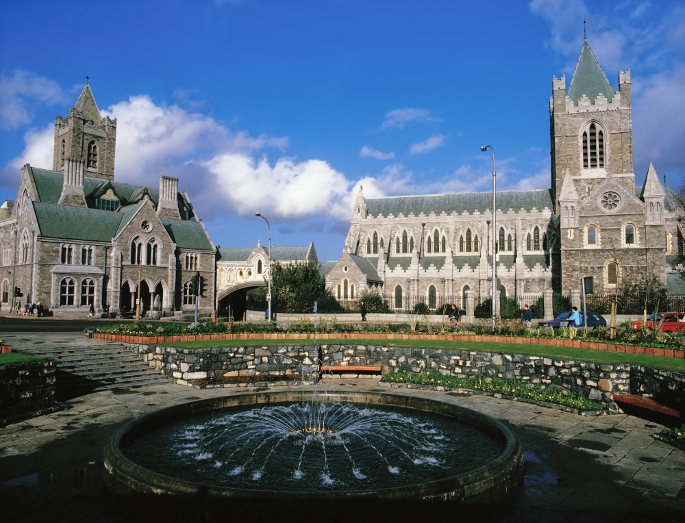 Christ Church Cathedral Synod Hall Dublin Co Dublin Ireland - Medieval Cathedral Poster Print - 17 x 13