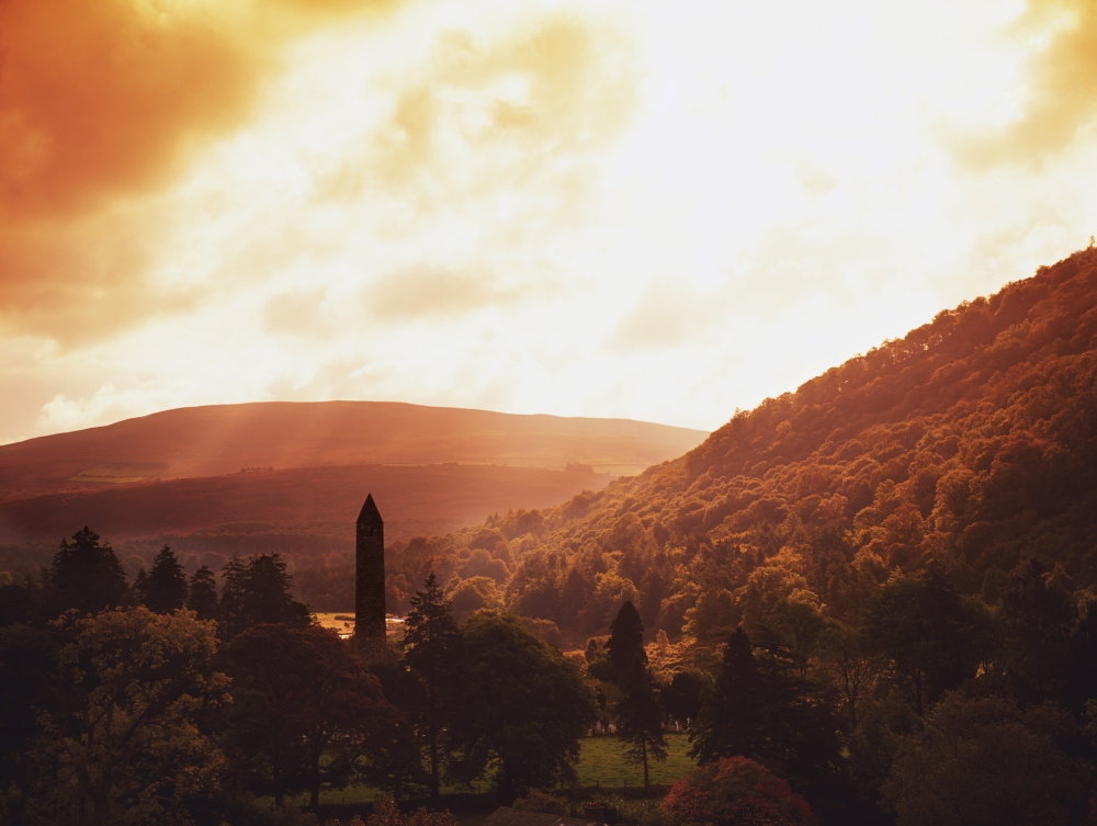 DPI1809245LARGE Glendalough County Wicklow Ireland - Historic Monastic Site Poster Print by The Irish Image Collection, 34 x 26 - Large