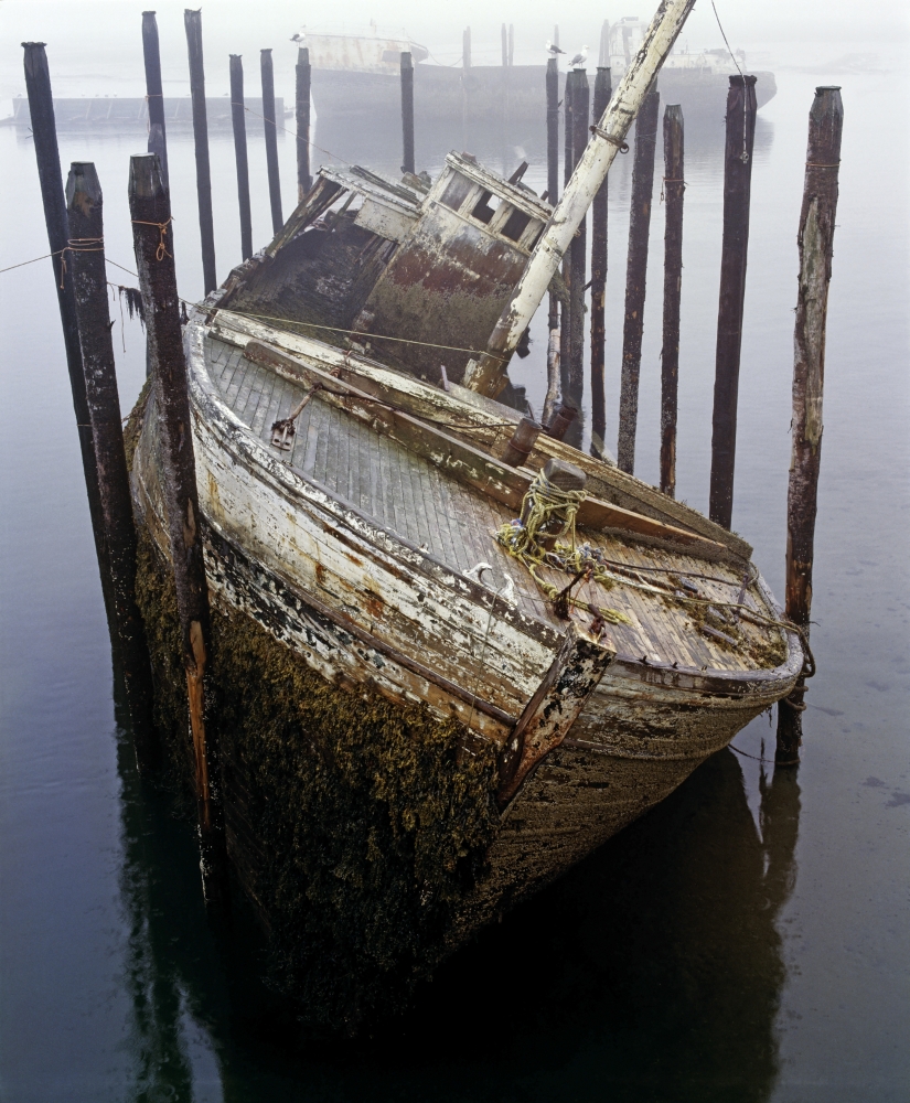 A Broken Boat Poster Print by David Chapman - 26 x 32 - Large