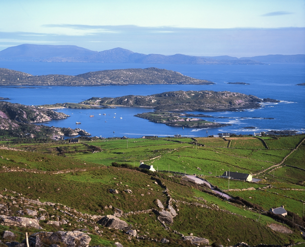 Derrynane Harbour Caherdaniel Ring of Kerry Co Kerry Ireland Poster Print by The Irish Image Collection - 17 x 13