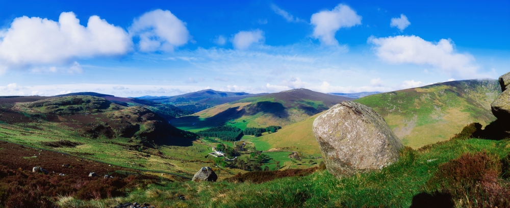 DPI1813414 Luggala Co Wicklow Ireland Poster Print by The Irish Image Collection, 33 x 13