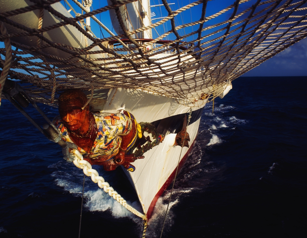 Sailing Figurehead On The Prow of A Yacht Ireland Poster Print by The Irish Image Collection - 17 x 13
